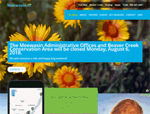 Tablet Screenshot of meewasin.com